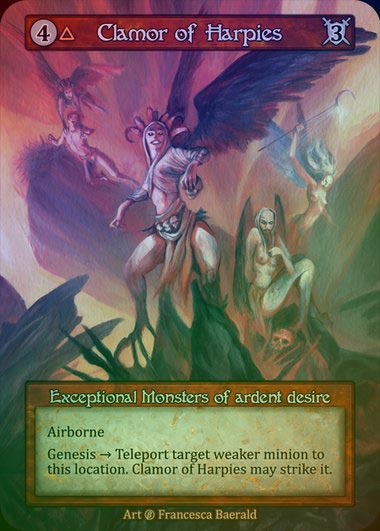【FOIL】[Fire] Clamor of Harpies [beta-Exceptional]